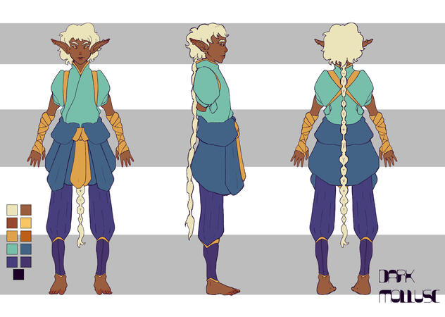 Yunnan Adhal animation character sheet
